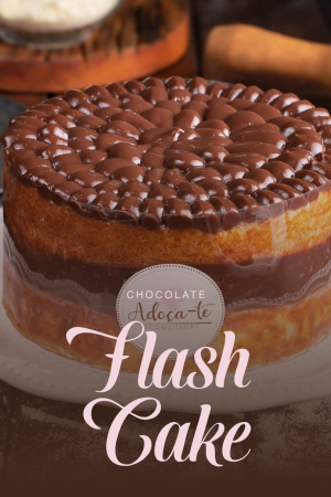 CAPA QUADRADA - FLASH CAKE chocolate